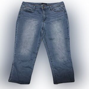 Bandolino Capris Selena Jeans Sz 14 Cotton blend EUC
